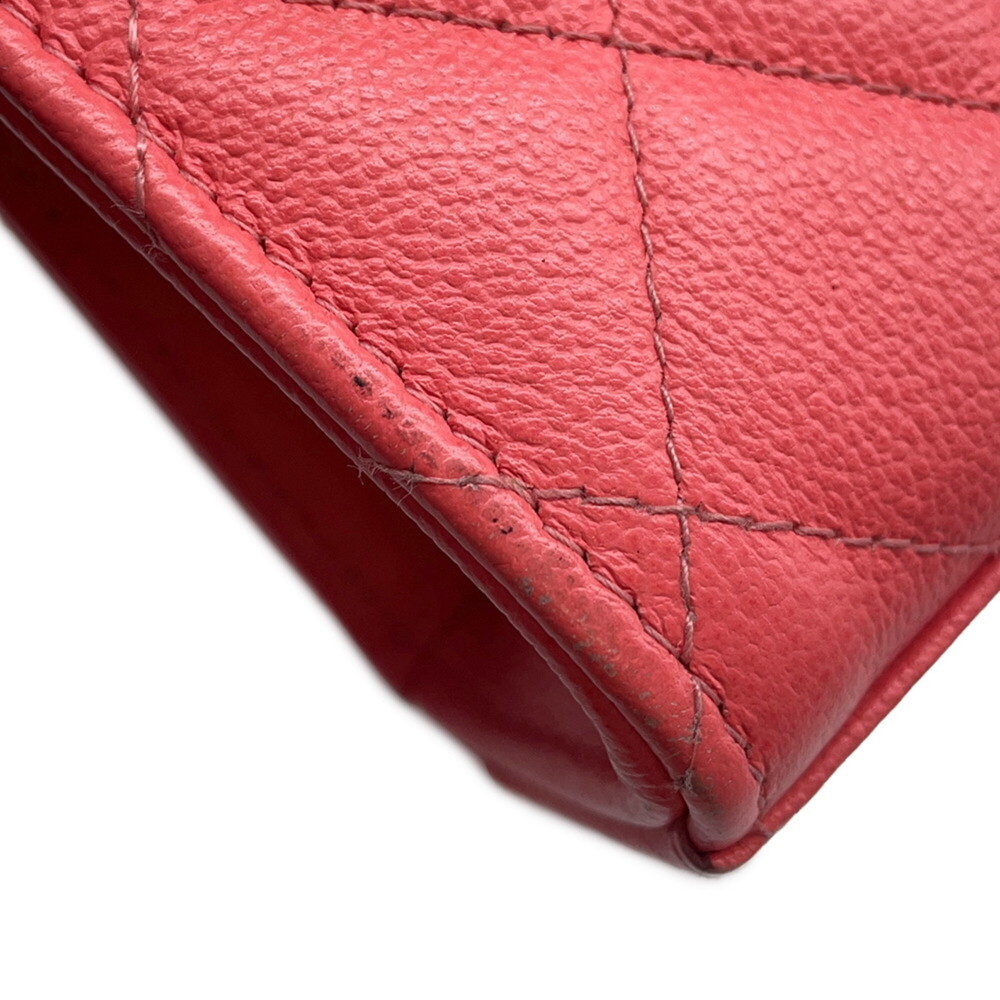 CHANEL Pink Leather Logo Shoulder Bag - Picture 7 of 16